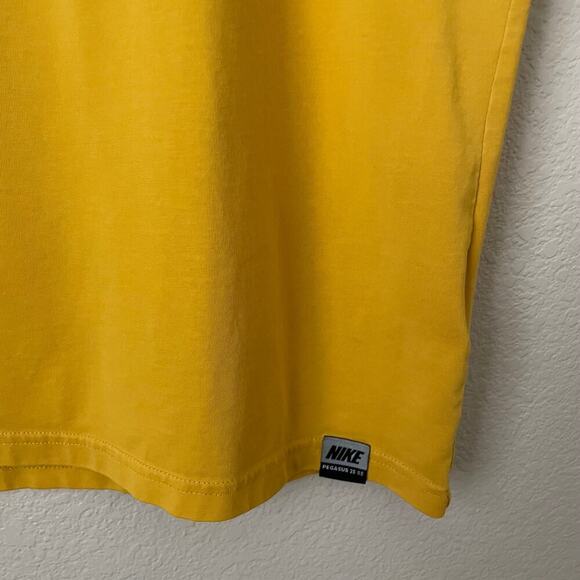 Nike Shirt Mens Large Yellow Pegasus 25 Se Collaboration Short Sleeve Fit Dry - Picture 7 of 12
